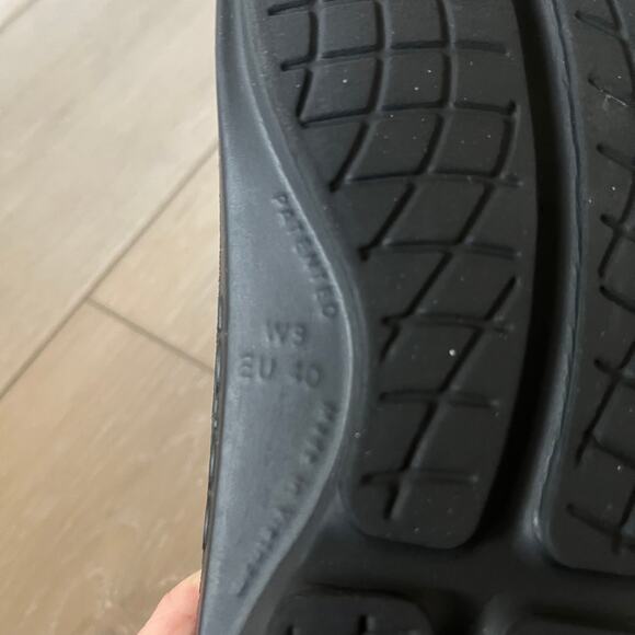 Oofos Oolala Luxe Recovery Sandal Women's 9 Midnight Spectre Rainbow Flip Flop - Picture 9 of 10